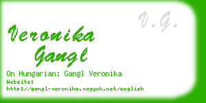 veronika gangl business card